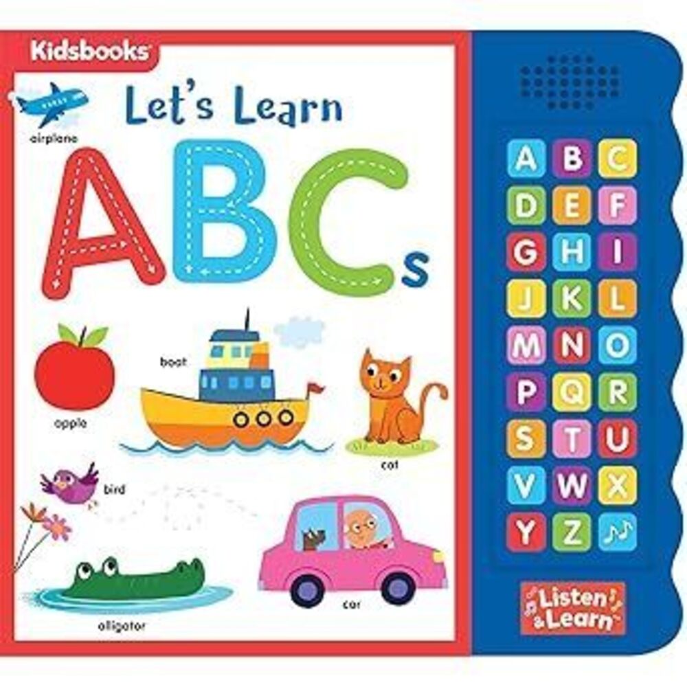 Let’S Learn Abcs – Interactive Toddler Sound Book With 27 Buttons